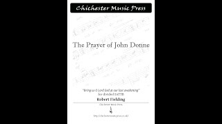 The Prayer Of John Donne - Robert Fielding