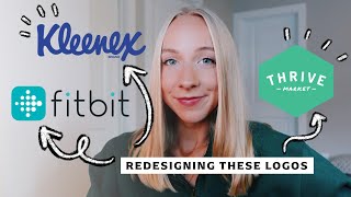 Redesigning Popular Wellness Logos | Design With Me!