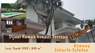 kemang selatan 1 dijual rumah siap huni luas tanah 1.430/600 m² harga 33 Milyard hub 085711321567