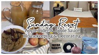 ✨NEW COZY FALL SUNDAY RESET || HOMEMAKING, HOUSEKEEPING & FALL SIMPLE DECOR