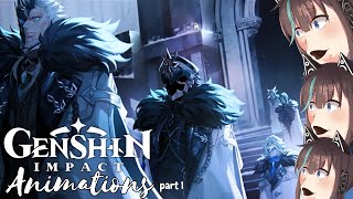 Reacting to Genshin Impact Fan Animations | Hamelin, KIERU, Miota, & more~ | Reaction