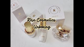 Rire Cosmetics Skincare Unboxing Haul | Korean Skincare | k-beauty unboxing