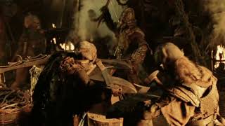 THE ORCS FORGING SCENE THE LORD OF THE RING THE TWO TOWERS SCENE