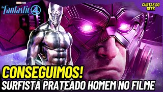 CONSEGUIMOS! SURFISTA PRATEADO HOMEM NORRIN RADD NO FILME QUARTETO FANTÁSTICO DO MCU