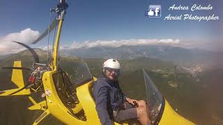 Gyrocopter - Autogiro ELA07S - Val Chisone&Forte di Fenestrelle - Gicando con le Nuvole - 07/2020