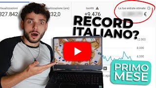 Quanto Ho GUADAGNATO💰 su YOUTUBE il primo mese di MONETIZZAZIONE