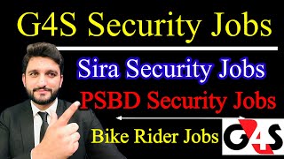 Sira Security Guard Jobs | PSBD Security Guard Jobs | bike rider Jobs in Dubai | walk in interviews