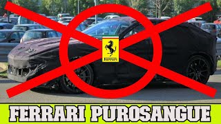 🔴 FERRARI PUROSANGUE, "únicas" imágenes del primer SUV de Ferrari!!!!!!