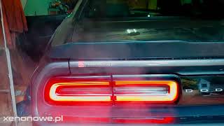 Dodge Challenger - modyfikacja tylnych lamp - kierunkowskaz EU LED