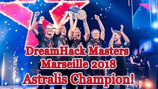 Astralis champion 🏆 DreamHack Masters Marseille 2018 champions Grand Final vs Na`Vi #CyberWins