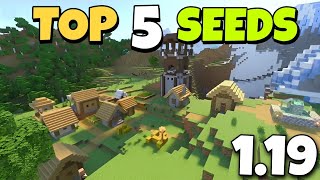 🔥Top 5 God Seeds Minecraft 1.19 pocket edition And bedrock || Seed Minecraft 1.19 🔥