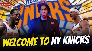 Knicks Sign Rookies Pacome Dadiet & Tyler Kolek! 🏀🔁 #nba #knicks