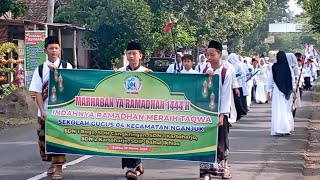 Kirab Sambut Ramadhan 1444H.Sekolah Dasar Gugus 4 Kecamatan Nganjuk