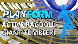 PlayForm - Active Ragdoll in Unity, The Human Hamster Wheel Experiment