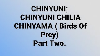 CHINYUNI; CHINYUNI CHILIA CHINYAMA ( Birds Of Prey) - Part Two