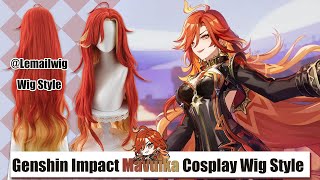 How to style Mavuika cosplay wig？