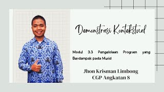 Demonstrasi kontekstual modul 3.3 Pengelolaan Program yang Berdampak pada Murid