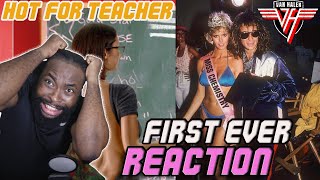 😍 I'M IN LOVE 😍 HIP HOP FAN REACTS TO " VAN HALEN - HOT FOR TEACHER " REACTION!! RAP FAN ROCK REACTS