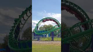 Calaway Park Roller Coaster 1 - Calgary, Alberta, Canada #Shorts #YTShorts