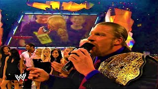 TRIPLE H's championship celebration 2004 ''She doesn't mind!'' HD video.