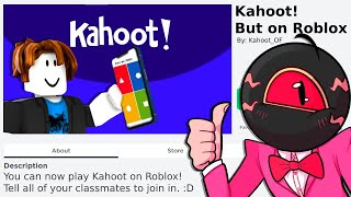 You can now play KAHOOT on ROBLOX