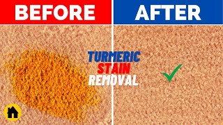 Right Way to Remove  Turmeric  Stains from Carpet | House keeper