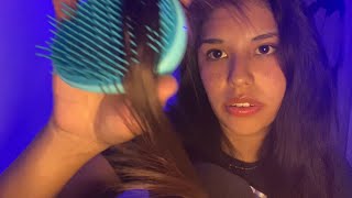 La chica del fondo de la clase juega con tu pelo🤭 | ASMR Español