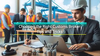 Choosing the Right Customs Broker: Tips and Tricks