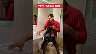 বাঙালি হোটেলে গেলে যা করে 🤣 | How I Checkout My Hotel Room #shorts  #rakib_hossain