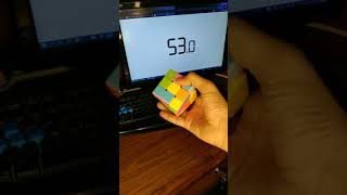 Solving a Rubik's cube with only 1 HAND!