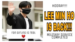 LEE MIN HO IS BACK FROM MILITARY SERVICE APRIL 25, 2019 | MANILYN JOHNSON  #Comeback #LeeMinHo