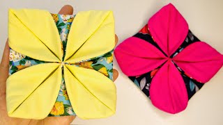 You Can Make These To Sell | DIY Beautiful Flower Fabric Coasters | Sewing Projects