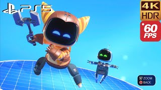 Astro Finds Ratchet And Clank And Rivet Gameplay | Astro Bot PS5 60FPS 4K HDR