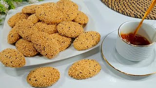 بنصف كوب سمنة اعملي كحك الحليب المقرمش🔥 احلي واطعم من القراقيش والبقسماط وبيدوب في الشاى☕