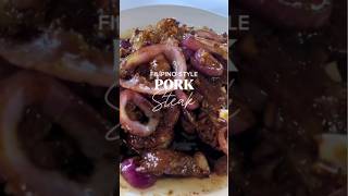 Filipino Style Pork Steak #food #recipe