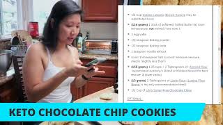 KETO Chocolate Chip Cookies🍪🍪🍪 | fatkitchen.com recipe