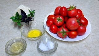 @Tomatoes with cheese. Надзвичайно смачне поєднання томатів, бринзи та базиліку , готуємо кожен день