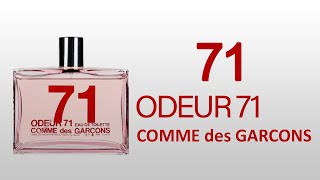 Шипровый цветочный аромат ODEUR 71 Comme des Garcons I BroPerfume I Бропарфюм.