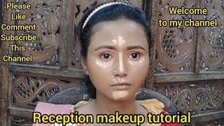 Reception Bridal Makeup Tutorial। Reception Bridal Makeup Tutorial।