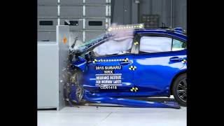 IIHS - 2015 Subaru WRX - small overlap crash test / GOOD EVALUATION