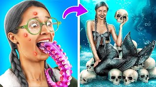 Extremes MakeOver Von Wednesday Addams zur Meerjungfrau!