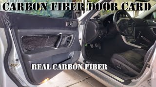 Carbon Fiber Skinning Door Card Inserts!!