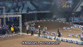 James Mackrel wins the Last Chance Qualifier at ArenacrossUK Belfast 2024 - #Aarons_motorsport