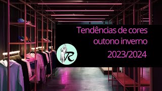 Tendências de cores outono inverno 2023-2024