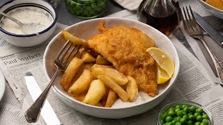 Golden Beer-Battered Fish and Chips Recipe