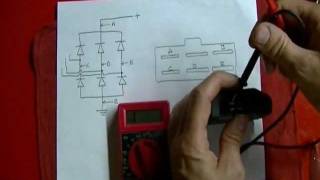 Motorcycle Repair: How to Check a 3 Phase Bridge Rectifier on a 2009 Kawasaki KLR 650