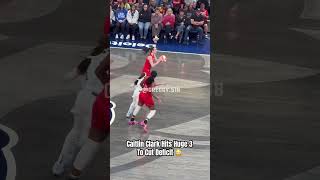 Caitlin Clark hits a HUGE 3 #caitlinclark #wnba #basketball