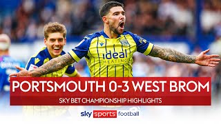 Baggies go top of the table 🔝 | Portsmouth 0-3 West Brom | Championship highlights