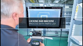 Locking bar machine - Process Flow with Parts List