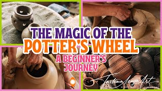 The Magic of the Potter's Wheel - A Beginners 1st Try! Did I succeed? 🤔 With Melanie Made Mud ❤️